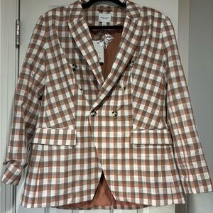 Women’s Checkered Blazer
